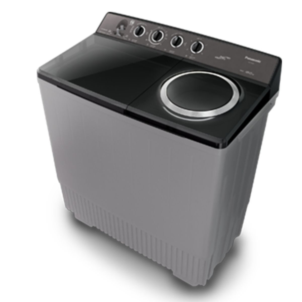 Panasonic Twin Tub Washing Machine 18KG,13KG,Abaya Wash, Silver - NA-W18XG1BKW