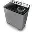 Panasonic Twin Tub Washing Machine 14KG,8KG,Abaya Wash, Silver - NA-W14XG1BKW