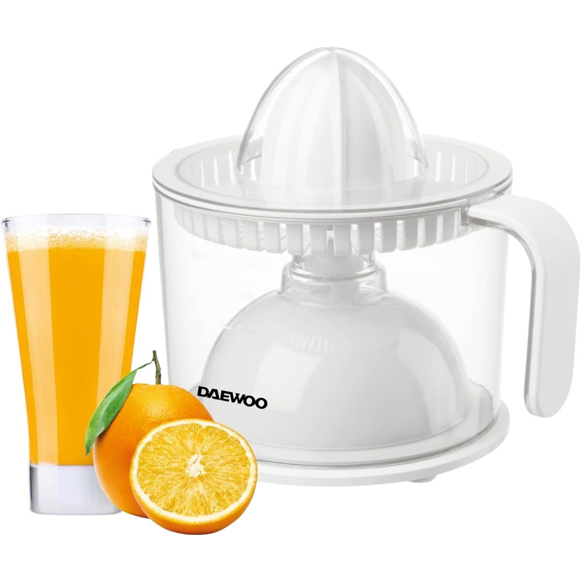 Daewoo Electric Citrus Juicer 1 Litre 40W - White - DCJ-3352