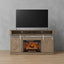 Orca Sliding Barn Door Console Up to 86-inch TVs - E115-VENEER