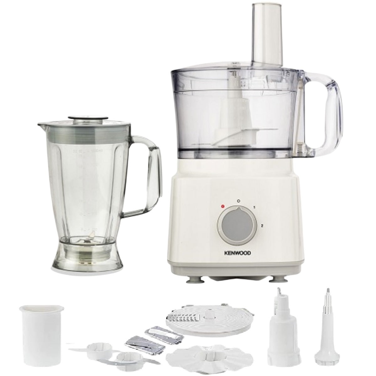 Kenwood Food Processor 750 Watts 2 Liters, White - FDP03.C0WH