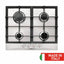 Flamegas Built-in Gas Hob 60cm 4 Burners, Stainless Steel - GT64HIX