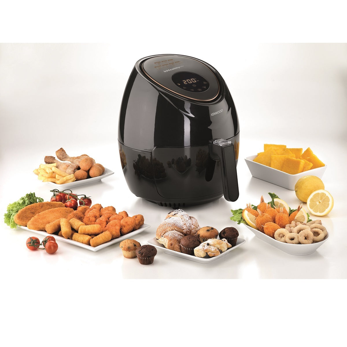 Kenwood Air Fryer 5 Liters 1500 Watts, Black - HFP52.000BK
