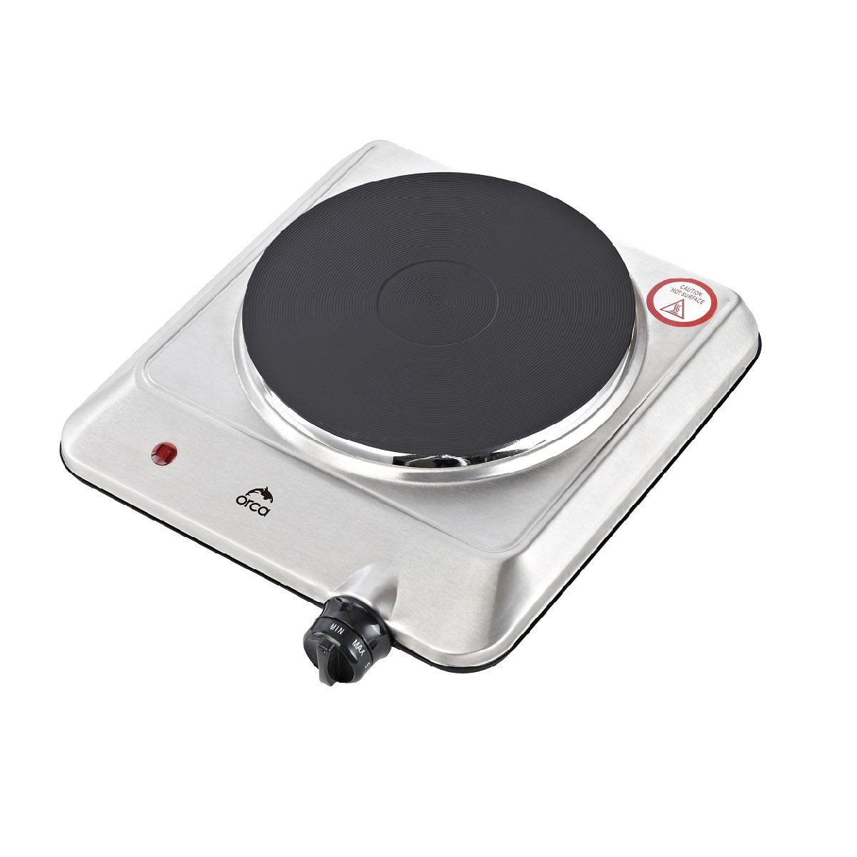 Orca Electric Single Hot Plate 1500 Watts – Stainless Steel