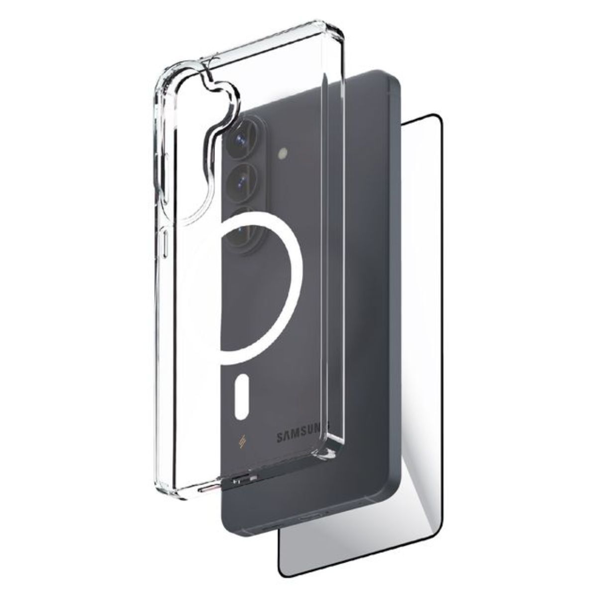 Smartix Ultraguard Magsafe Clear Bundle (Screen Protector + Case) for Samsung Galaxy S26 Plus - Clear