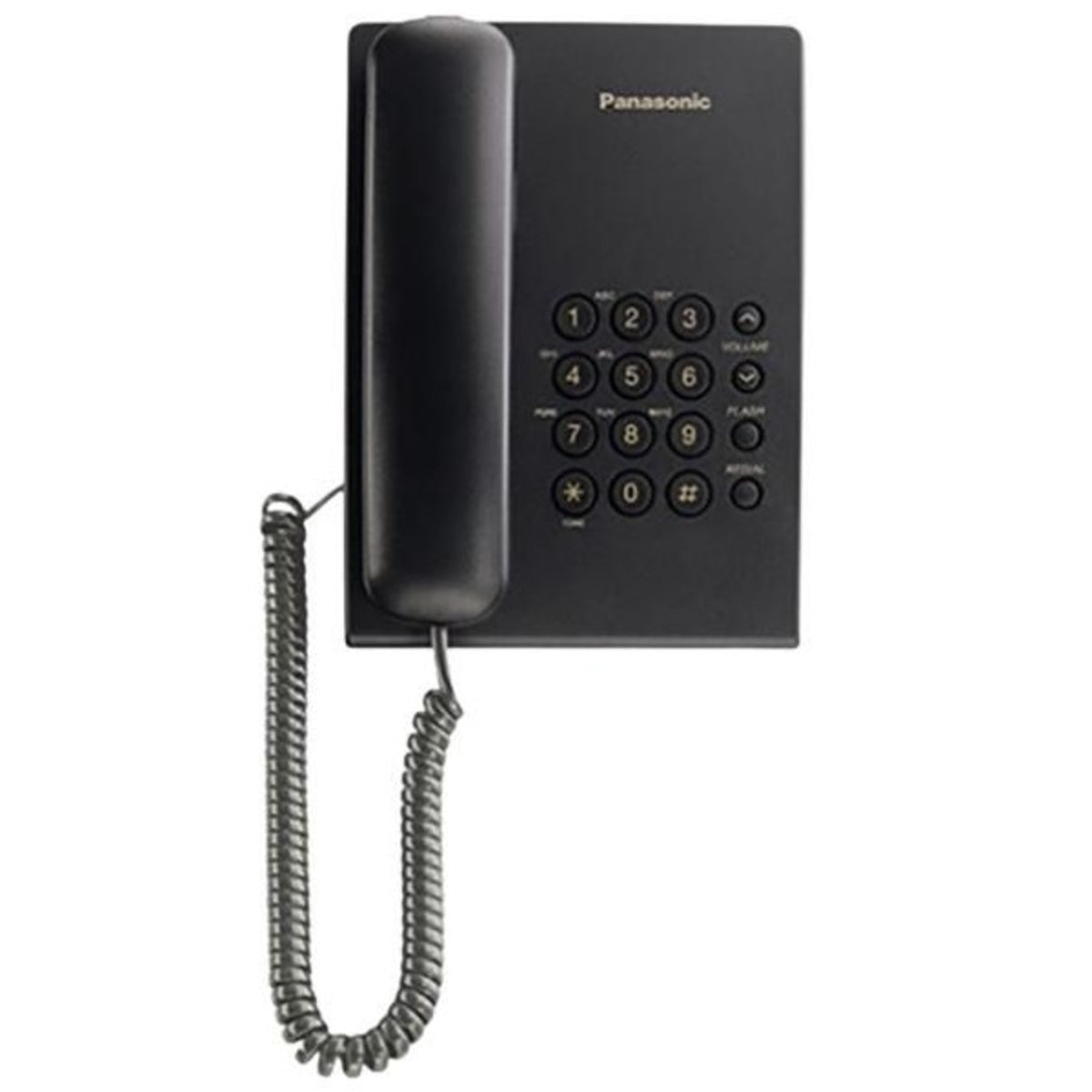 Panasonic Single Line Telephone Set - Black - KX-TS500FXB