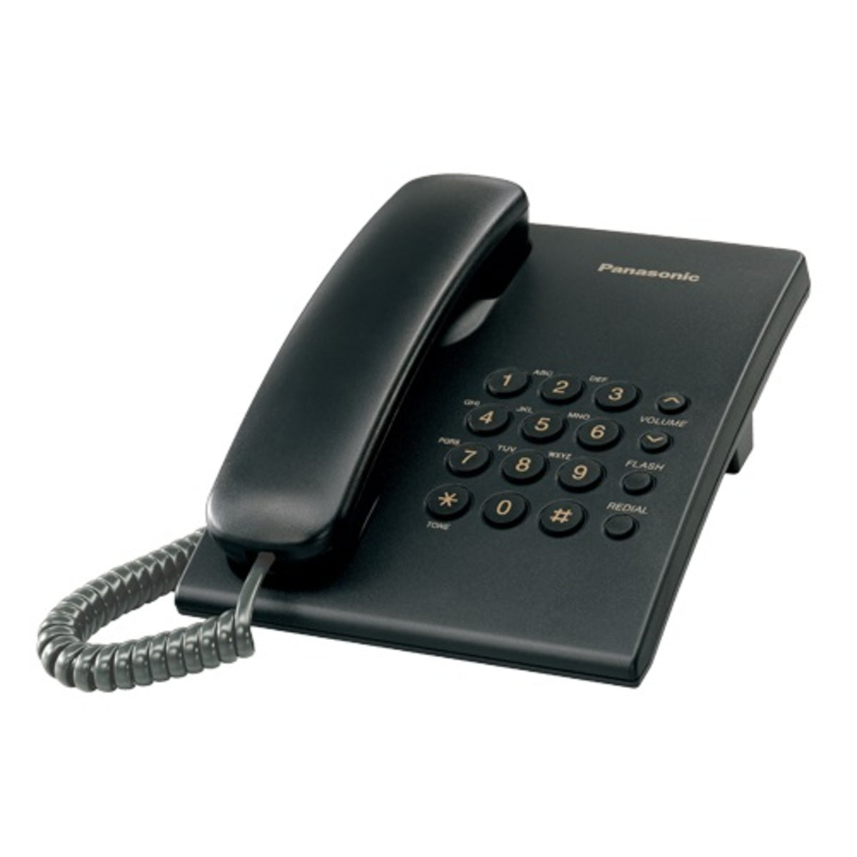 Panasonic Single Line Telephone Set - Black - KX-TS500FXB
