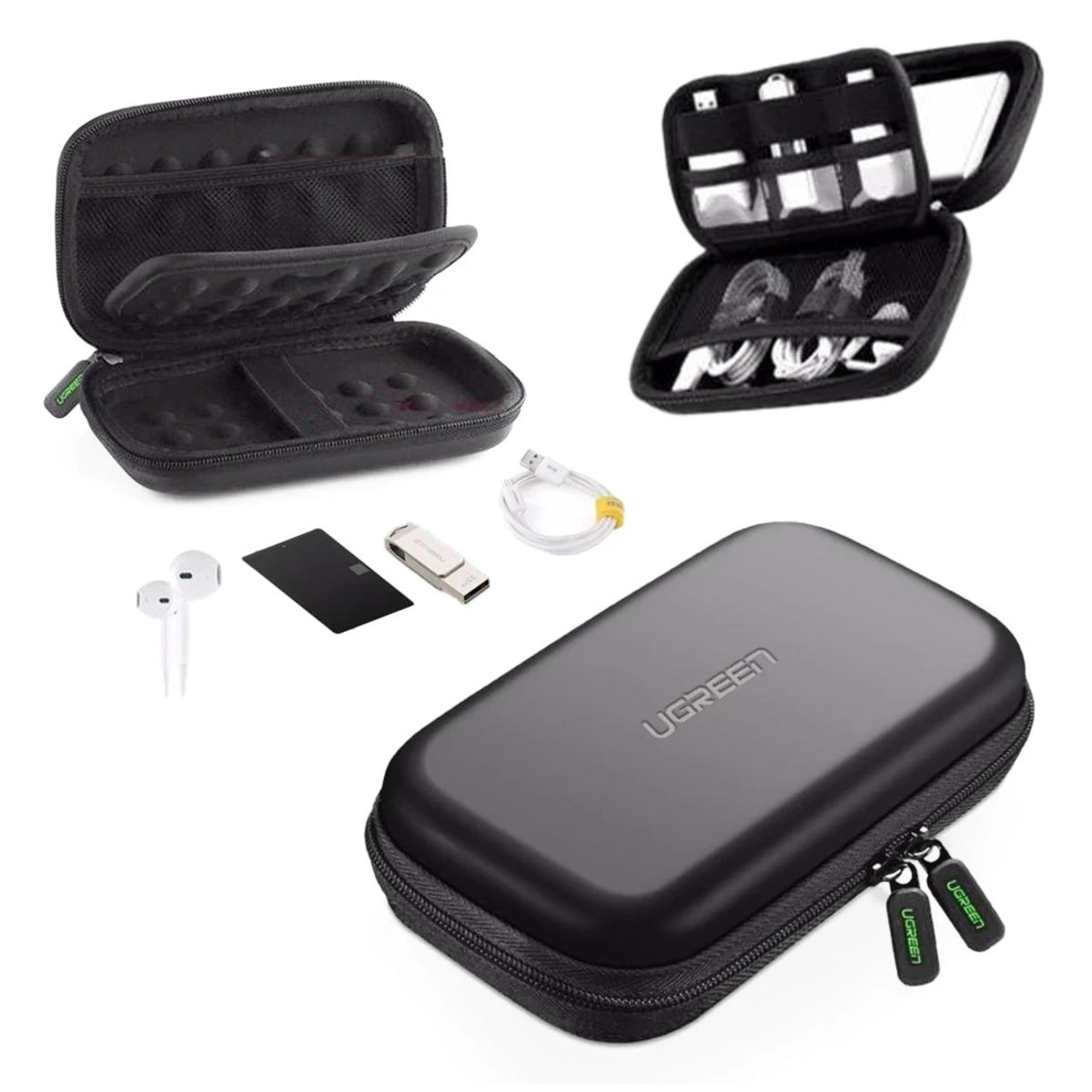 UGREEN Hard Disk Storage Bag - Large / Black