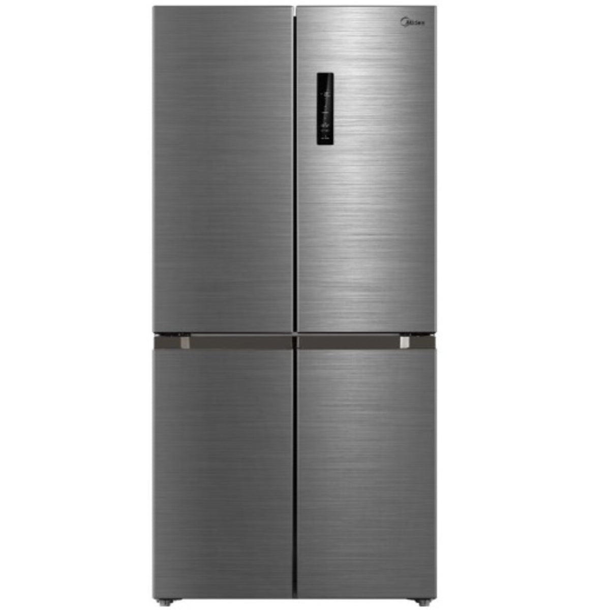 Midea Four Door Refrigerator Net Capacity 424 Liters 15 CFT, Bru Steel - MDRF632FIG46AED