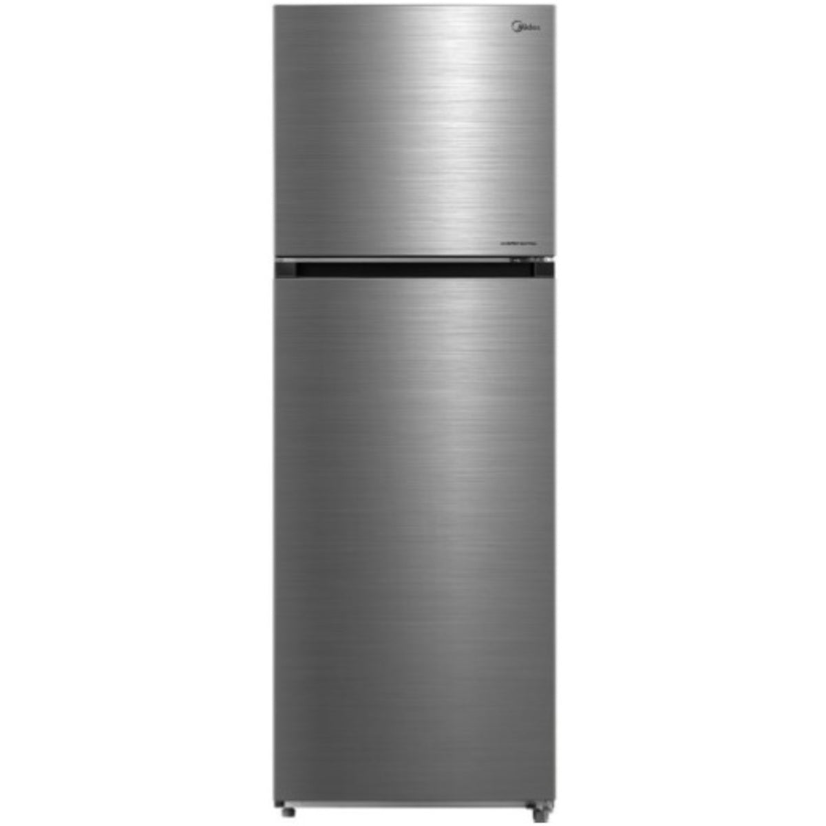 Midea Top Mount Freezer Refrigerator 338 Liters 12 CFT, Bru Steel - MDRT489MTE46AE