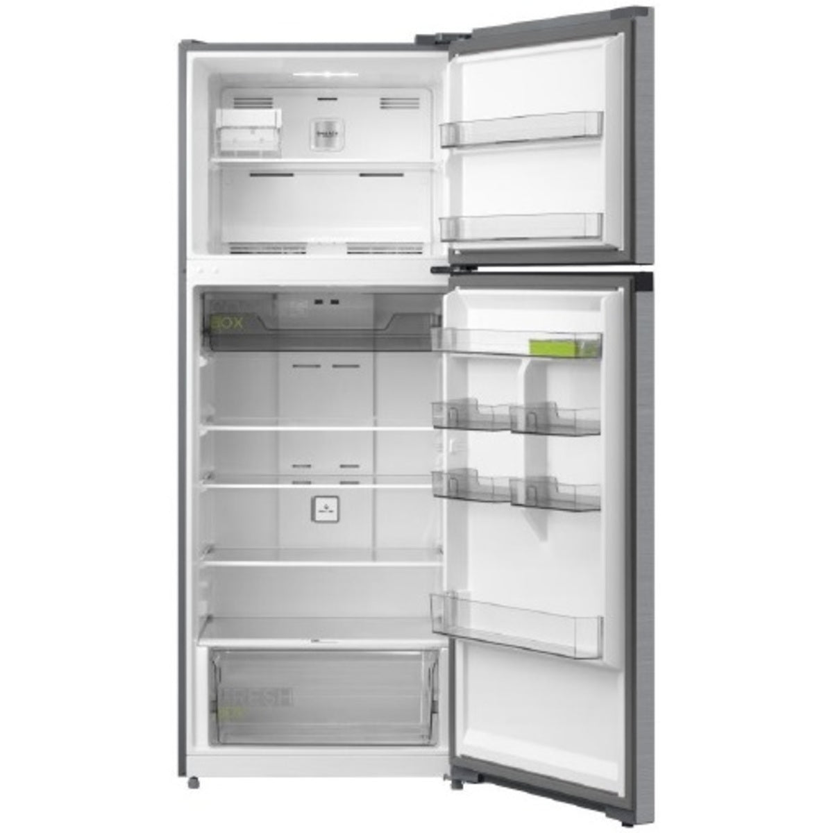 Midea Top Mount Freezer Refrigerator 463 Liters 16.3 CFT, Silver - MDRT645MTE46AED