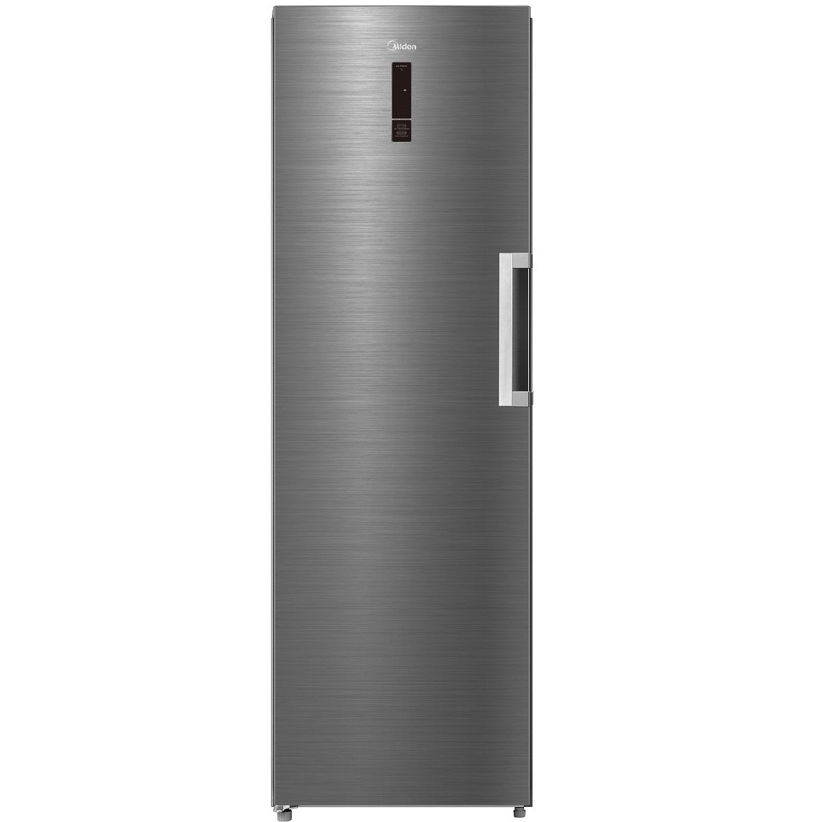 Midea Upright Freezer Refrigerator 257 Liters 9.08 CFT, Bru Steel - MDRU385FEE46AE