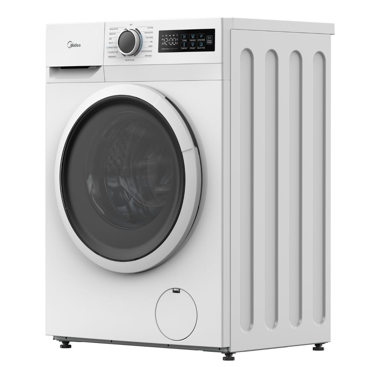 Midea Front Load Washer 7kg, White - MF110W70B/W-GCC