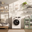 Midea Front Load Washer 8kg, White - MF110W80B/W-GCC