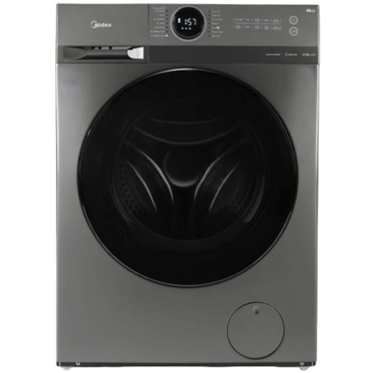 Midea Front Load Washer 12kg, Titanium - MF200W120WB/T-KW