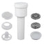 Panasonic Meat Grinder 1700 Watts 4 Attachment, White - MK-GX1700WTZ