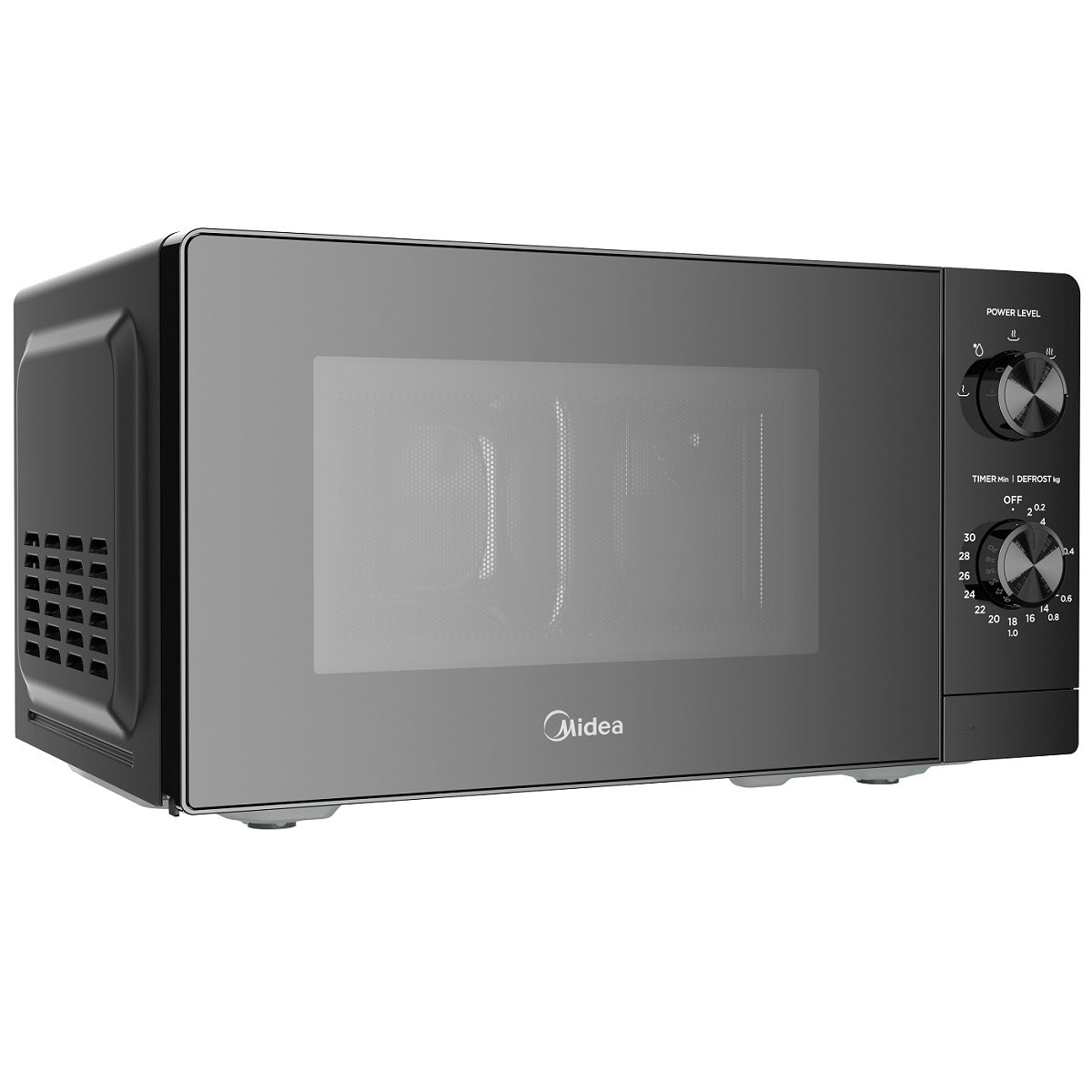 Midea Microwave Oven 20 Liters 700 Watts, Black - MM7P012MZ-BK