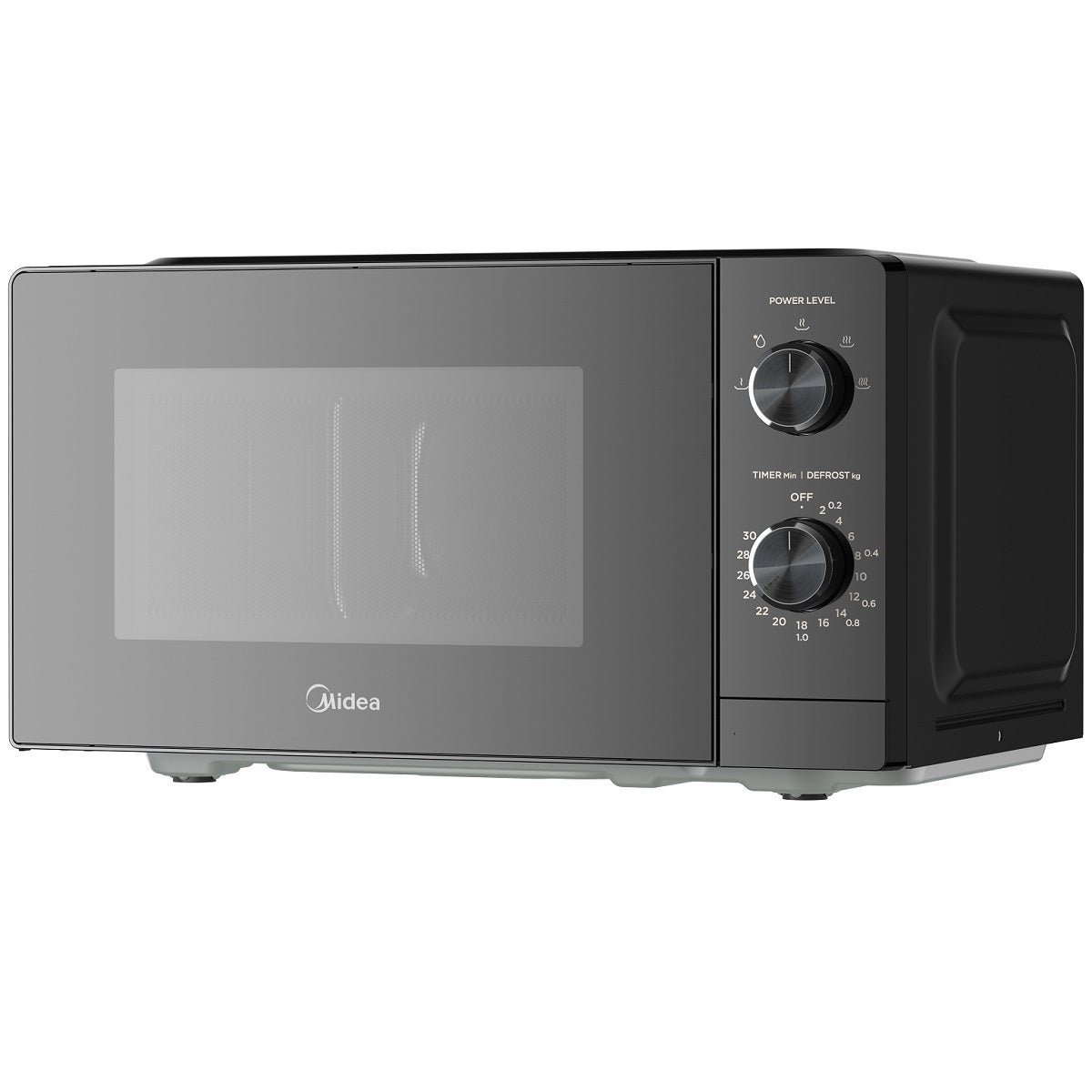 Midea Microwave Oven 20 Liters 700 Watts, Black - MM7P012MZ-BK