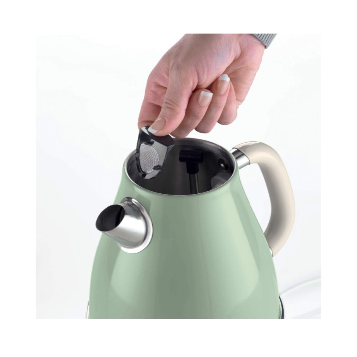 Ariete Vintage Kettle Green 2000 Watts 1.7 Liters, Green - MOD2869.04