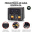 Ariete Dual Air Fryer 2400 Watts 9 Liters, Black - MOD4631
