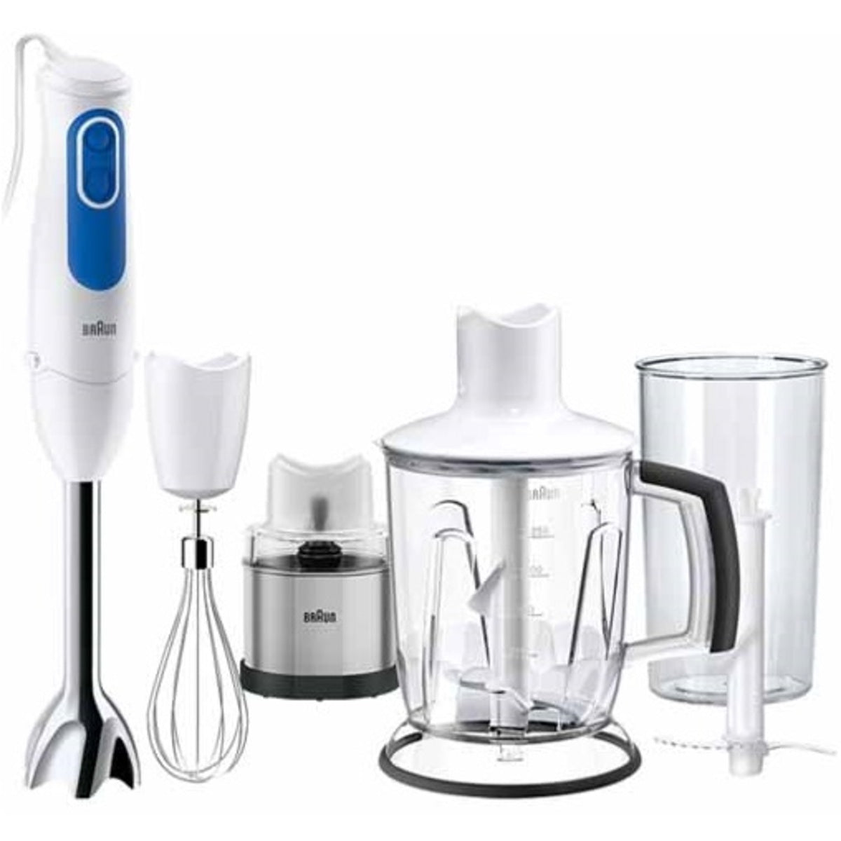 Braun Hand Blender 700 Watts 1.25 Liters, White - MQ3048