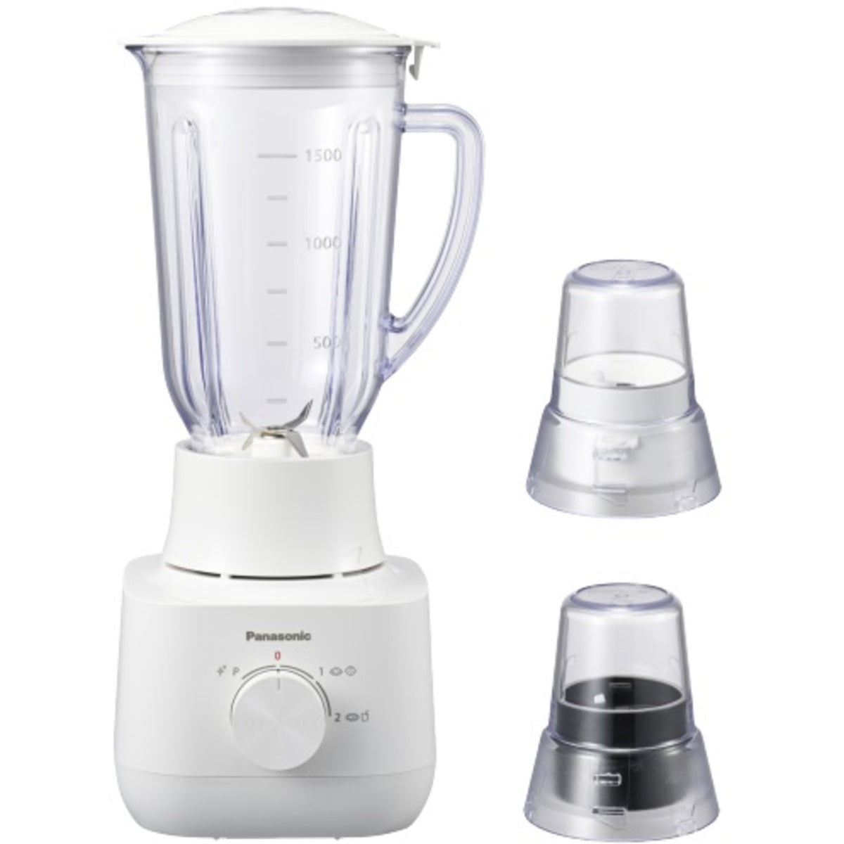 Panasonic Blender with 2 Mill 450 Watts 1.5 Liters, White - MX-EP5121WTZ