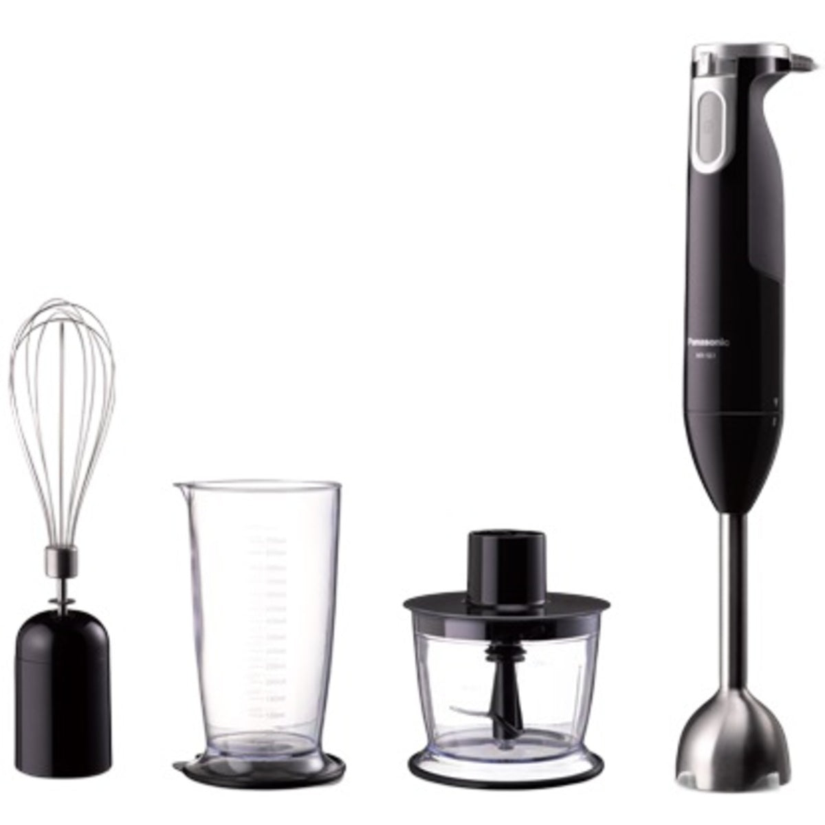 Panasonic 3-in-1 Hand Blender 600 Watts, Black - MX-SS1BTZ