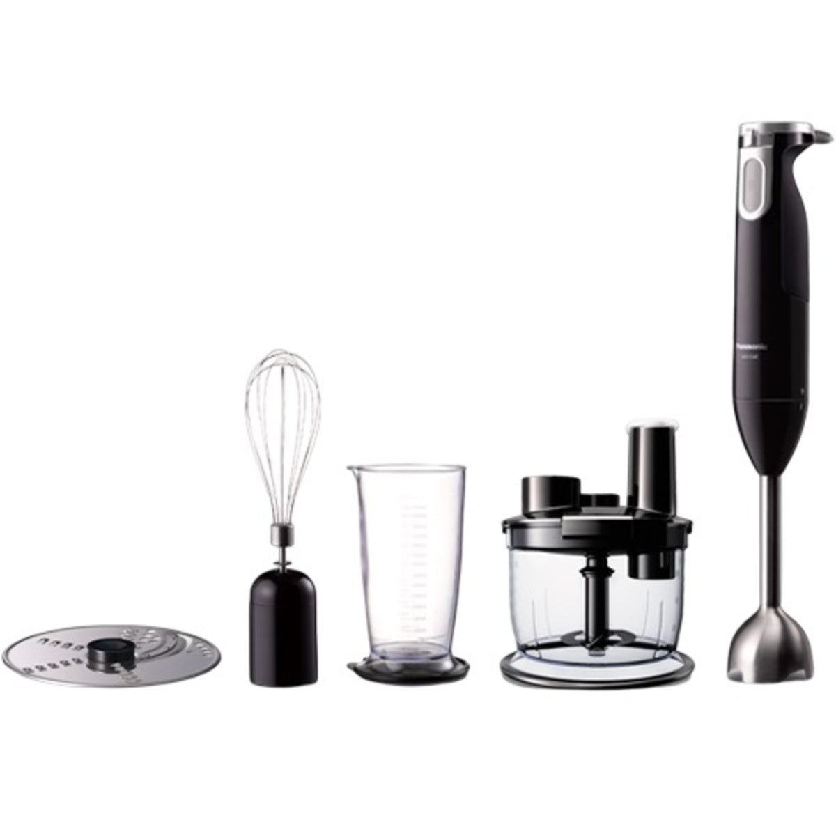 Panasonic 4-in-1 Hand Blender 600 Watts Variable Speed, Black - MX-SS40BTZ