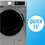 Panasonic Front Load Washer 7kg 1200 RPM, Silver - NA-14MG1LKW