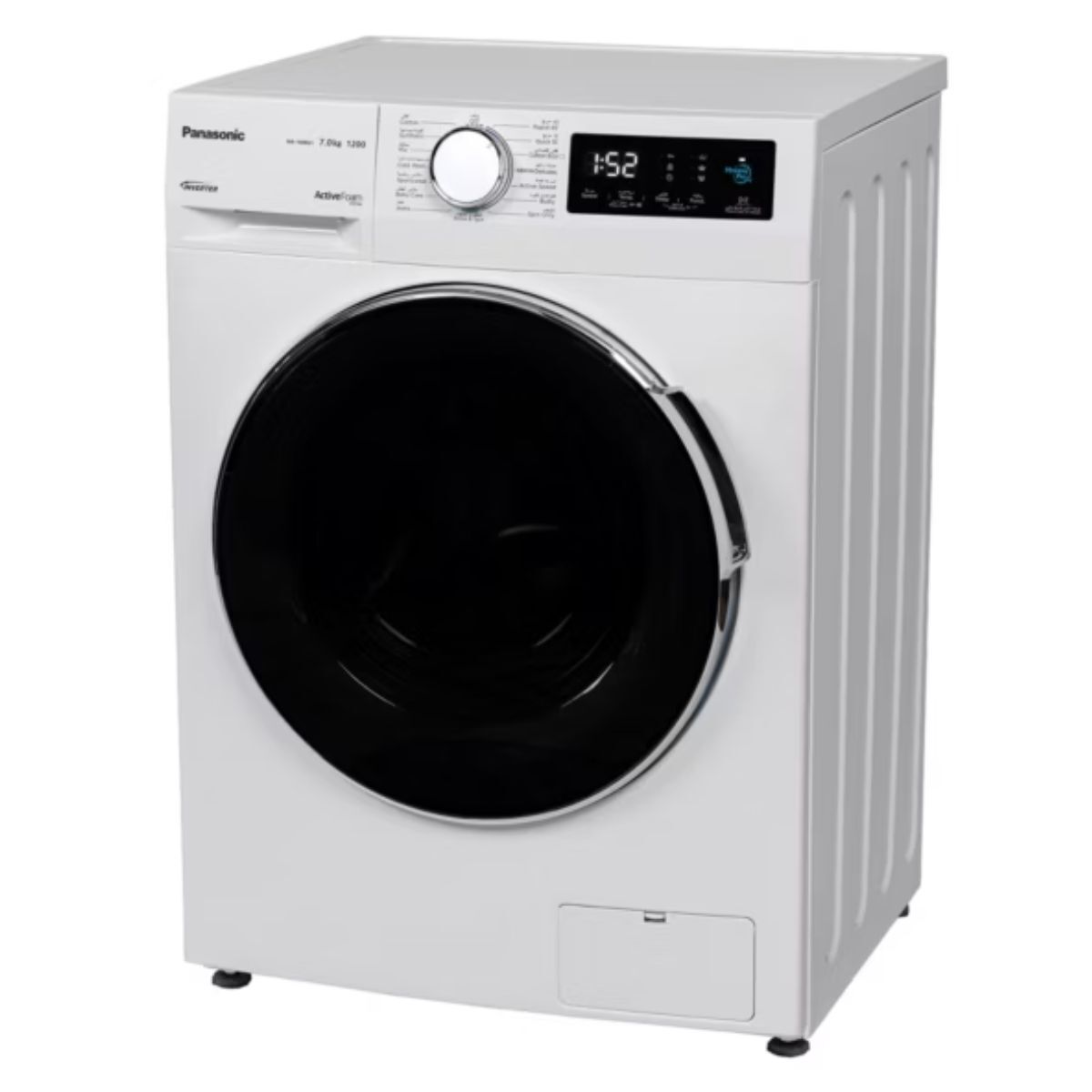 Panasonic Front Load Washer 7kg 1200 RPM, White - NA-14MG1WKW