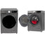 Panasonic Front Load Washer 8kg 1400 RPM, Dark Silver - NA-16MG1LKW