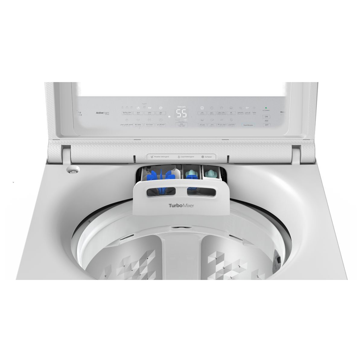 Panasonic Washer Top Load 16KG 10 Programs, Light Grey - NA-FD16X3HKW