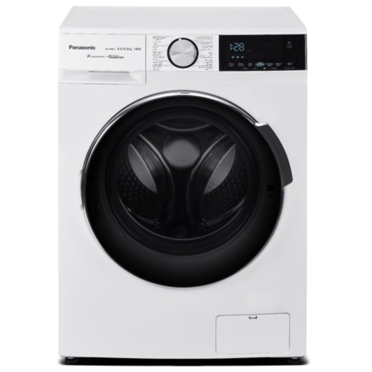 Panasonic Front Load Washer 8kg Dryer 6kg 1400 RPM, White - NA-S16ML1WKW