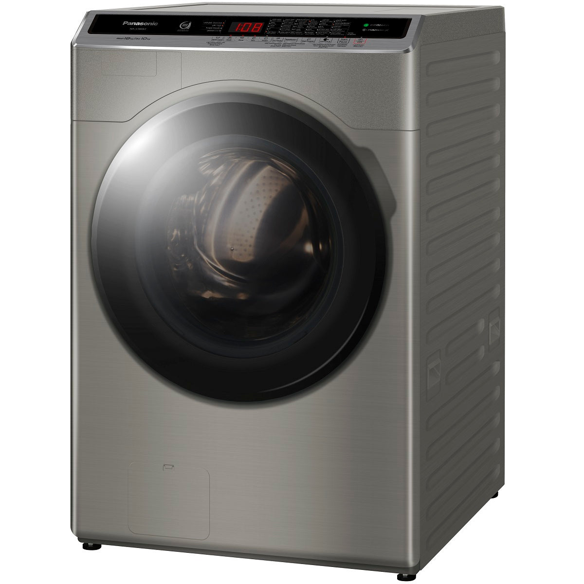 Panasonic Front Load Washer 18kg Dryer 10kg, Silver - NA-S180X2LKW