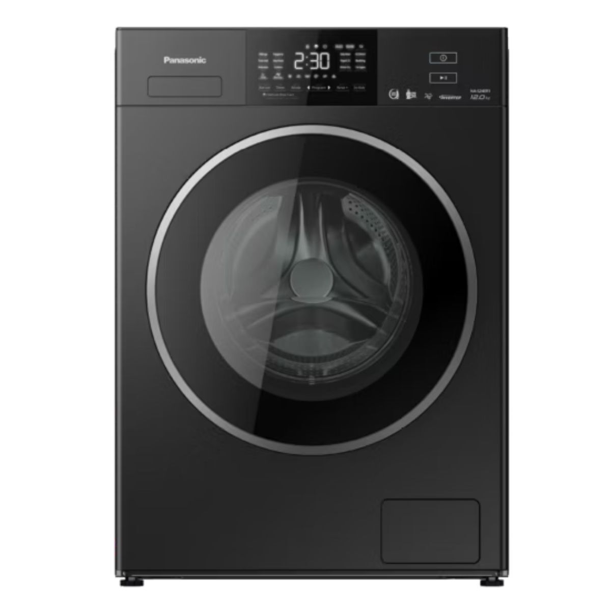 Panasonic Front Load Washer 12Kg Dryer 8Kg 1200 RPM, Black - NA-S24ER1BKW