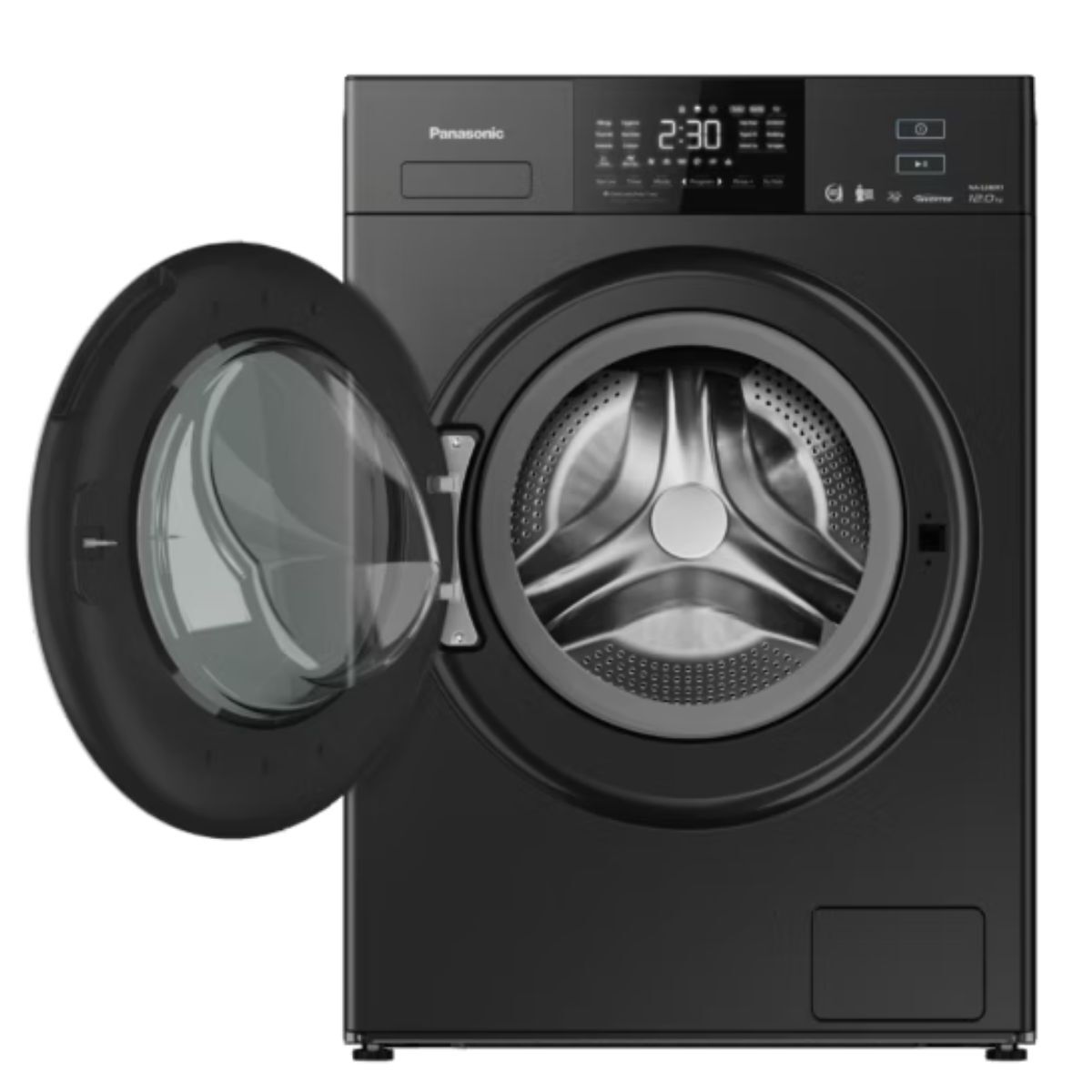 Panasonic Front Load Washer 12Kg Dryer 8Kg 1200 RPM, Black - NA-S24ER1BKW