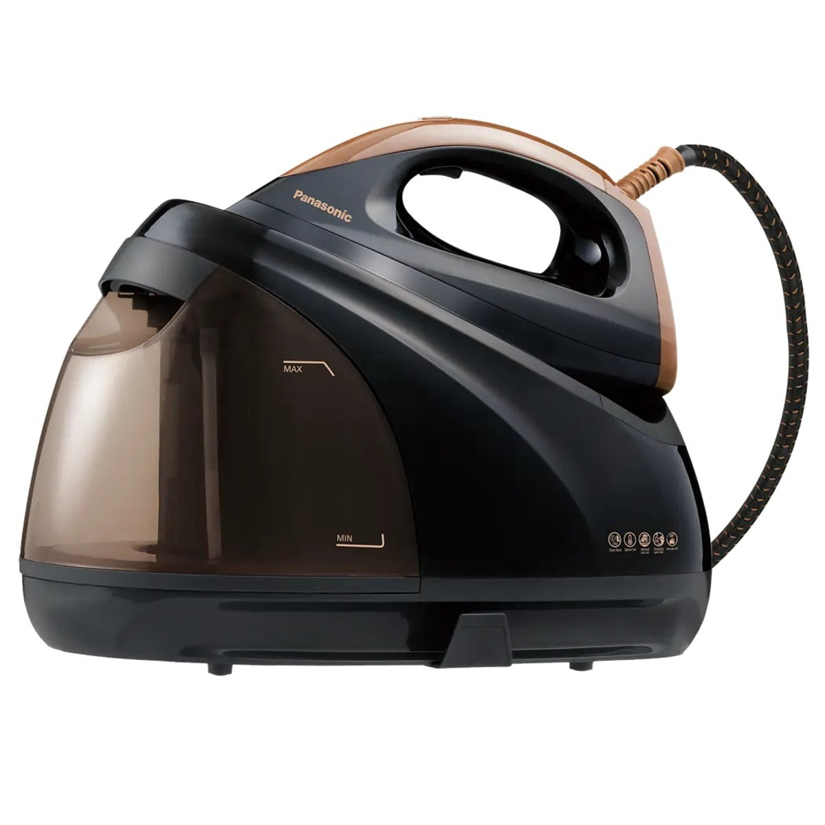 Panasonic Steam Generator Iron 2400 Watts 1.8 Liters, Gold - NI-GT500NTH