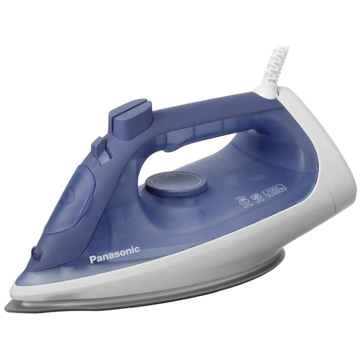 Panasonic Steam Iron 2400 Watts 300ml Water Tank, Blue - NI-S530ATH
