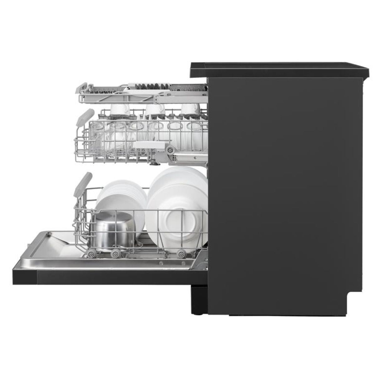 Panasonic 15 Place Dishwasher With 11 Programs And Self-Cleaning Function, Black - NP-FMK16XEKW