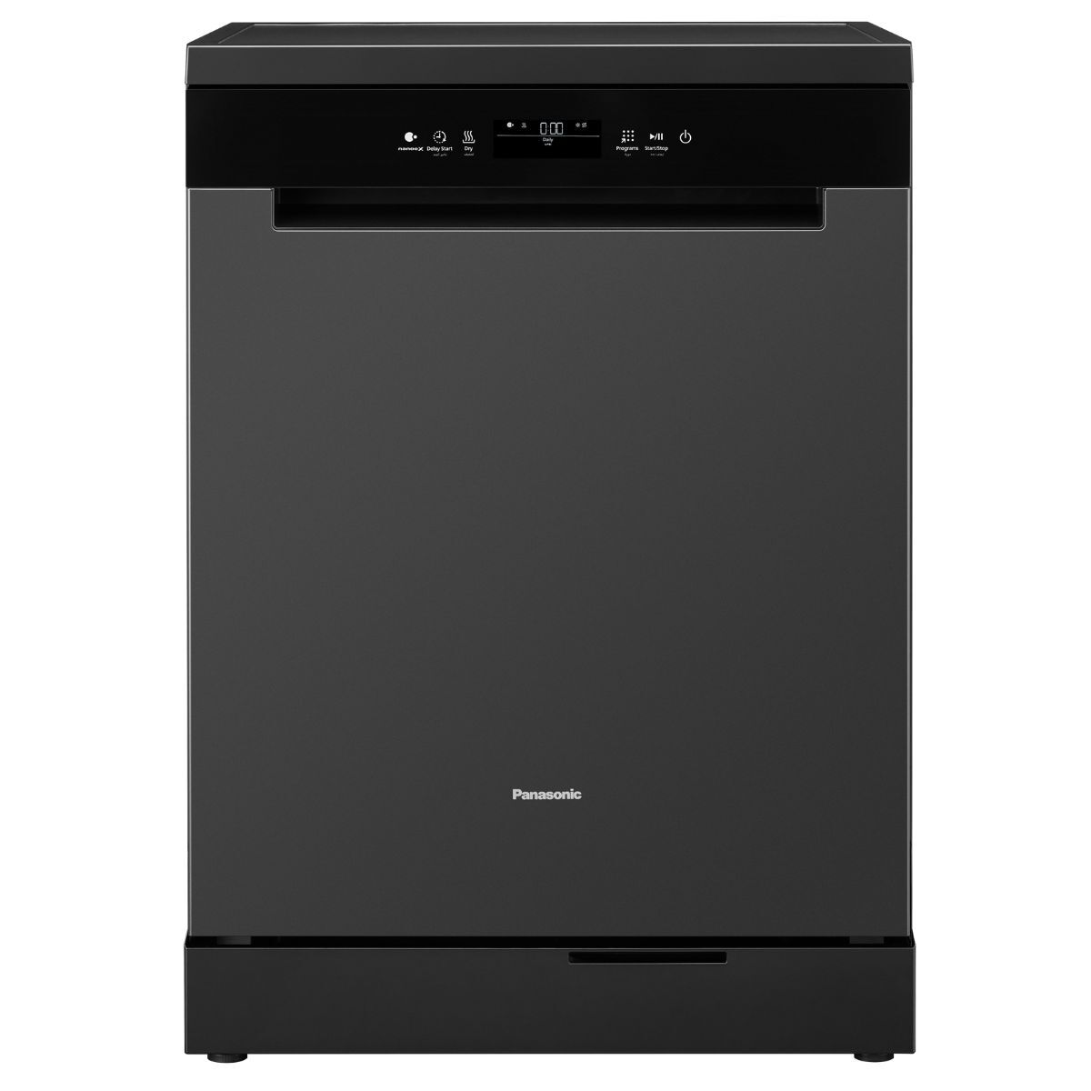 Panasonic 15 Place Dishwasher With 11 Programs And Self-Cleaning Function, Black - NP-FMK16XEKW