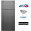 Panasonic Top Mount Freezer Refrigerator 432 Liters 17 CFT, Silver - NR-BC573VSKW