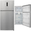 Panasonic Top Mount Freezer Refrigerator 515 Liters Inverter, Silver - NR-BC641VSKW