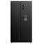 Panasonic Side By Side Refrigerator 610 Liters, Black - NR-BS80DMKKW