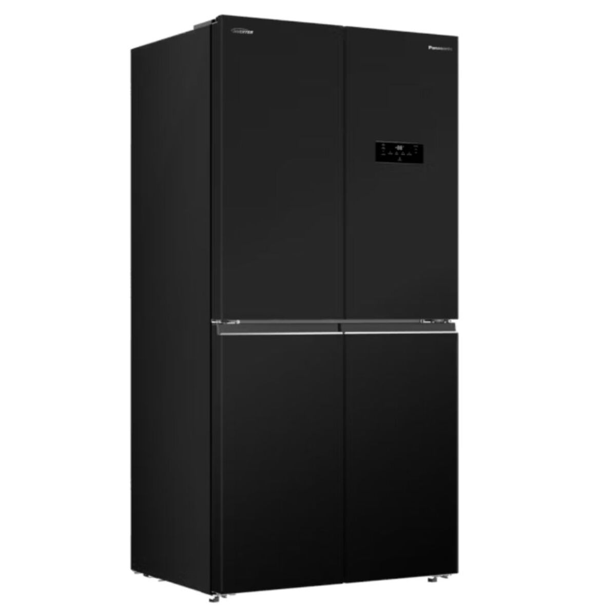 Panasonic 4 Door French Door Refrigerator 446 Liters 15.8 CFT, Black - NR-DC60MSSKW