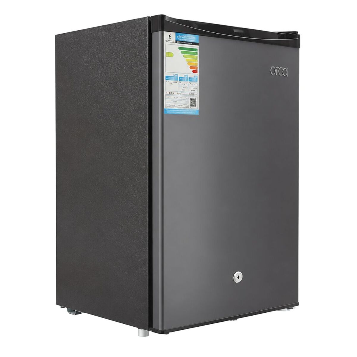 Orca Single Door Refrigerator 75 Liters, Silver - OR-BC75SLV