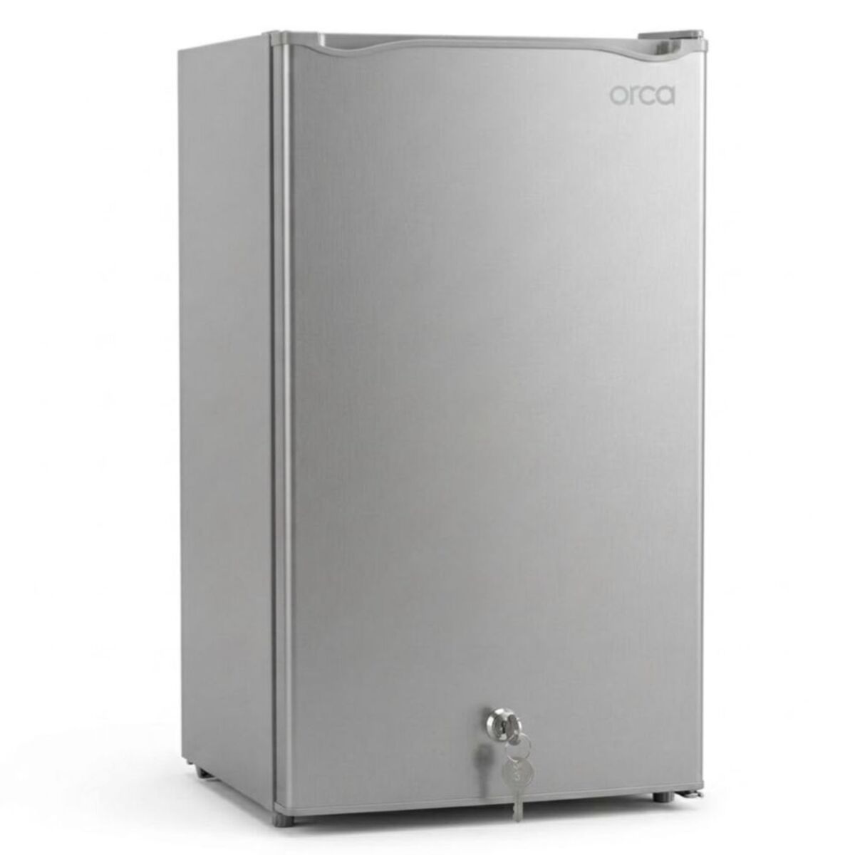 Orca Single Door Refrigerator 91 Liters, Silver - OR-BC90SLV