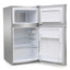 Orca Double Door Refrigerator 89 Liters 2.8 CFT, Silver - OR-BCD89SLV