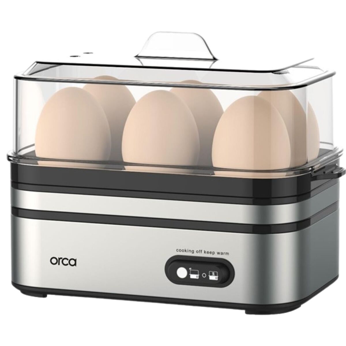 Orca Egg Boiler 6 Eggs 400W - Stainless Steel