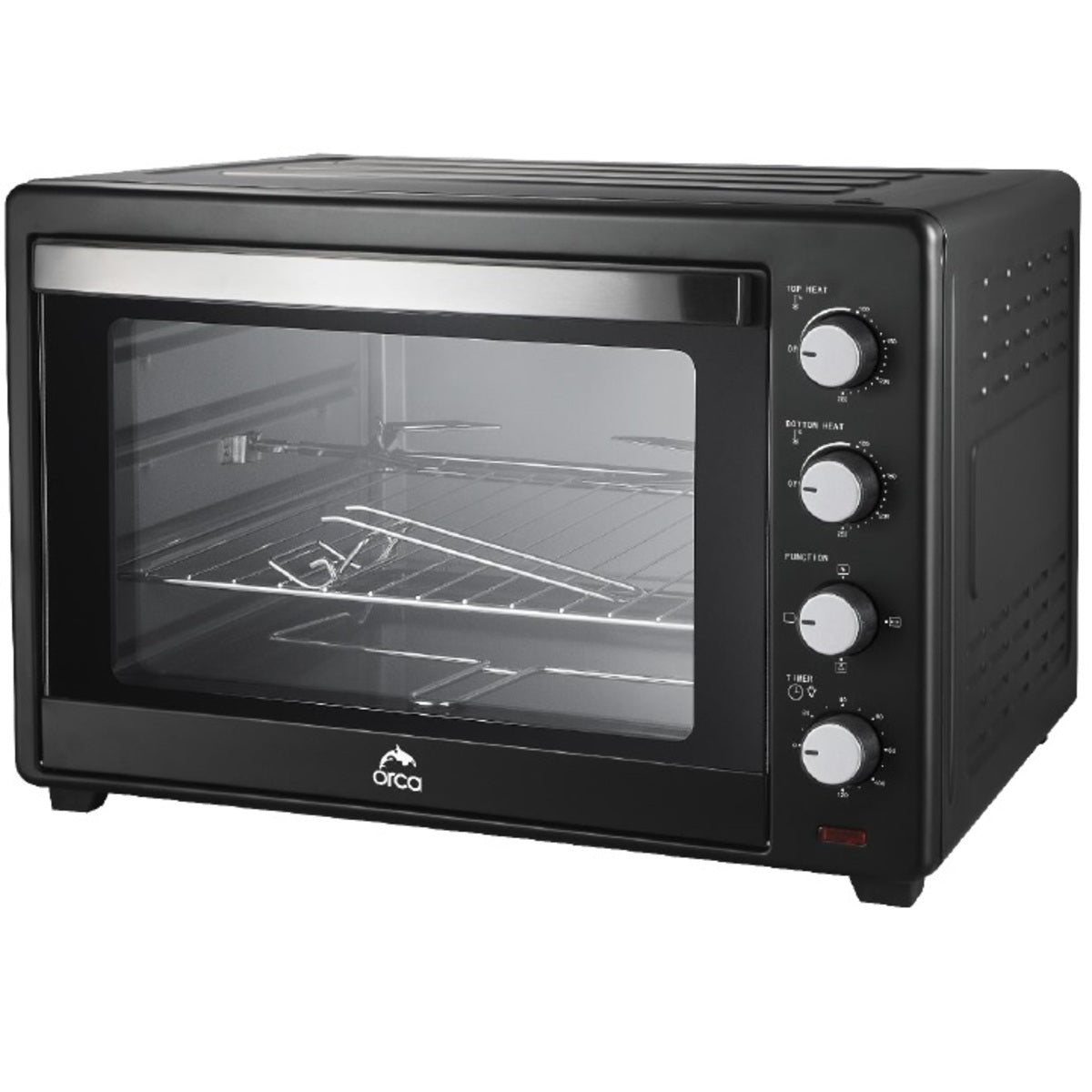 Orca Electric Oven 100 Liters 2000 Watts, Black - OR-EO-JK100(B)