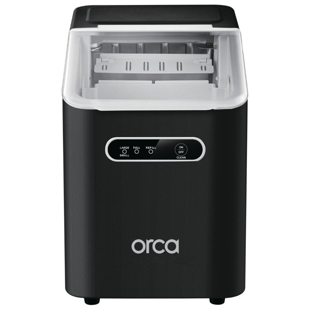 Orca Bullet Ice Maker Machine 10kg, Black - OR-ICE-1000-BLK